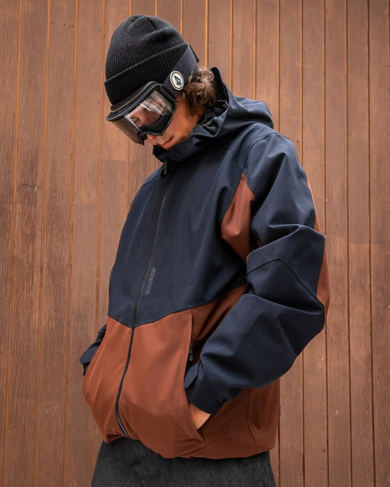 VOLCOM メンズ BRIGHTON FULL ZIP JACKET スノージャケット