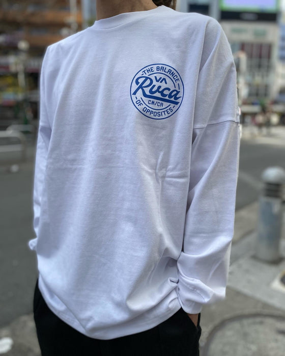 【OUTLET】RVCA メンズ SCLIPT SEALD LS ロンＴ 【2025年春夏モデル】