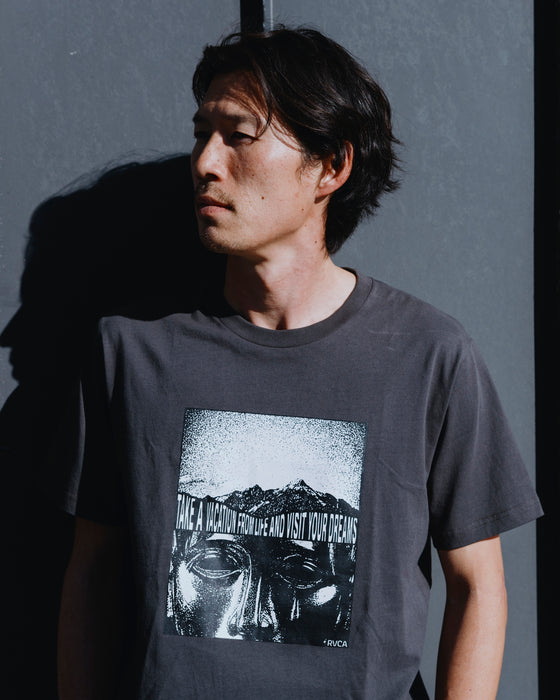 【OUTLET】【直営店限定】RVCA メンズ 【KENTO】 VISIT YOUR DREAM Tシャツ 【2025年春夏モデル】