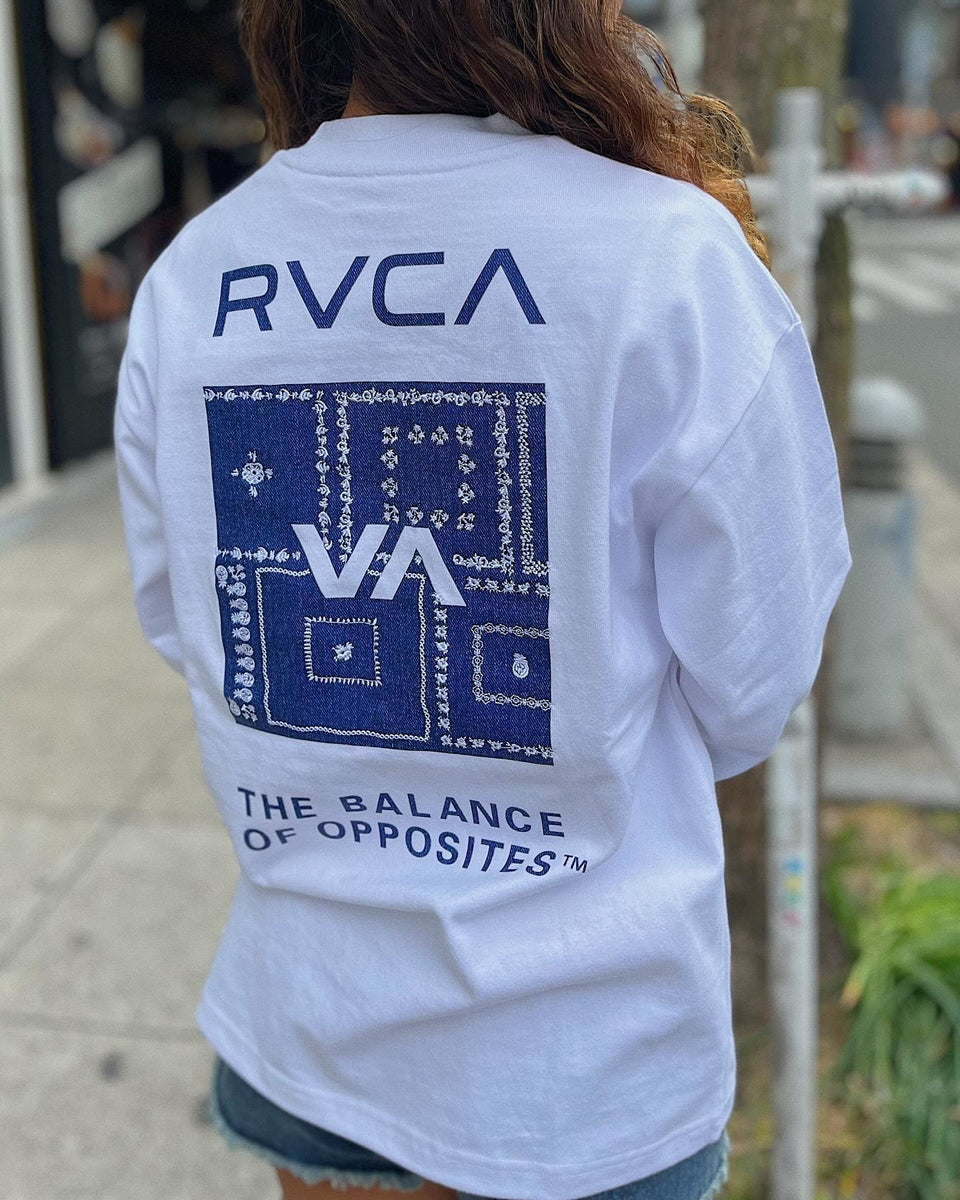 OUTLET】RVCA レディース BANDANA VA BOX LOGO LS TEE ロンT
