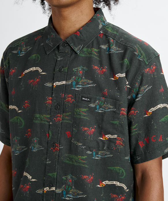 【直営店限定】RVCA メンズ RECEPTION SS 半袖シャツ 【2026年春夏モデル】