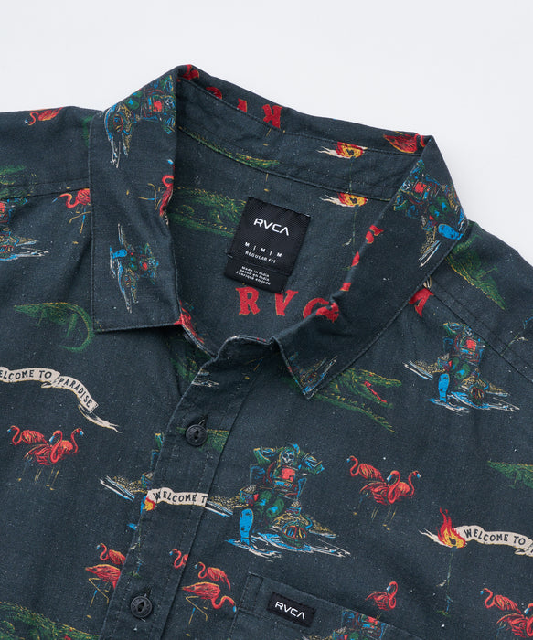 【直営店限定】RVCA メンズ RECEPTION SS 半袖シャツ 【2026年春夏モデル】