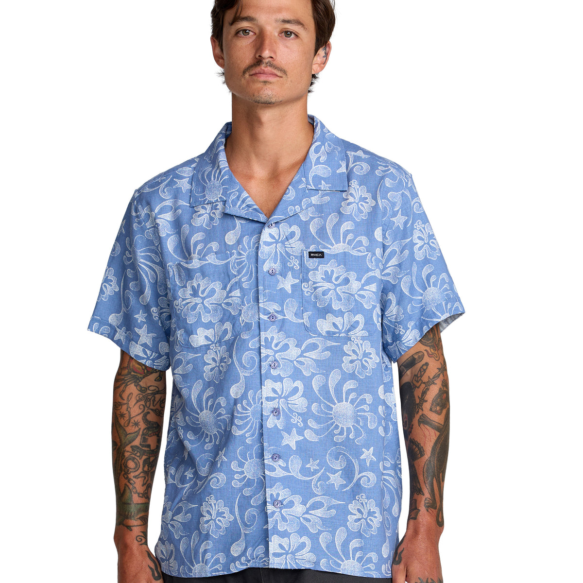 SALE】【直営店限定】RVCA メンズ ALVAREZ ALOHA SS 半袖シャツ 【2026