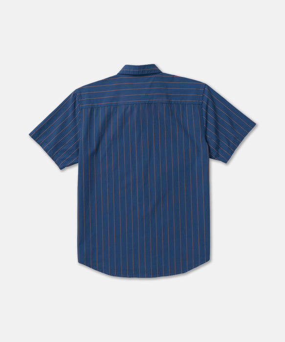 直営店限定】RVCA メンズ TJP DAYSHIFT STRIPE SS 半袖シャツ 【2026年