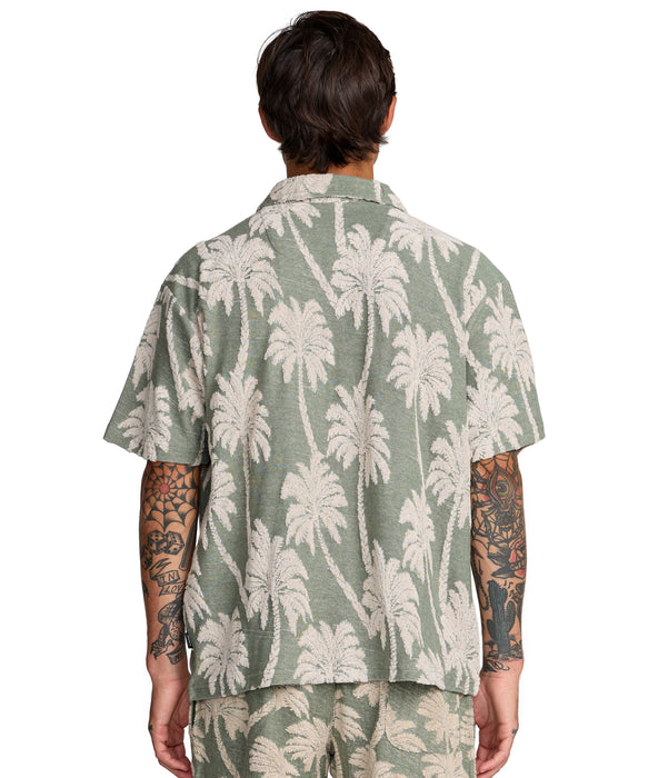 RVCA メンズ PALM FALL SS 半袖シャツ 【2026年春夏モデル】