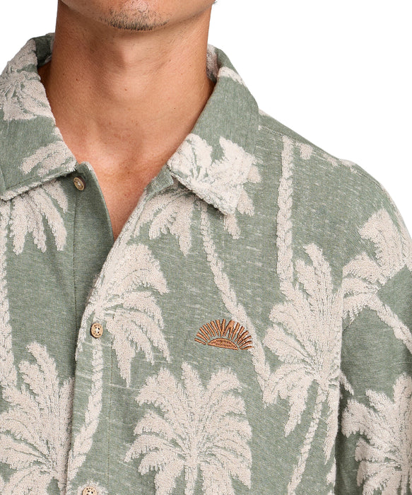 RVCA メンズ PALM FALL SS 半袖シャツ 【2026年春夏モデル】