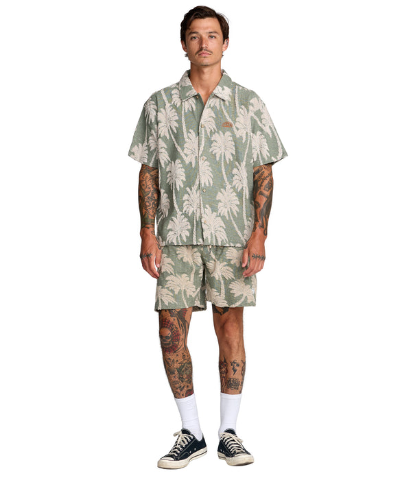 RVCA メンズ PALM FALL SS 半袖シャツ 【2026年春夏モデル】