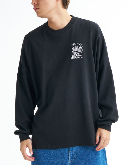 RVCA メンズ KEEP LOOKING LT ロンT 【2026年春夏モデル】