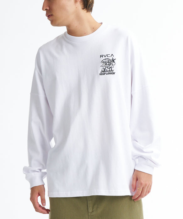 RVCA メンズ KEEP LOOKING LT ロンT 【2026年春夏モデル】