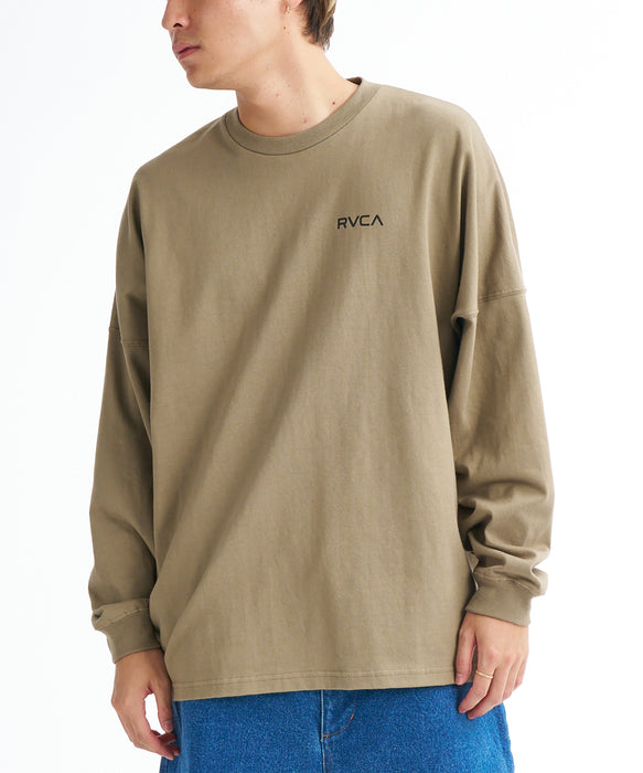 【新品未使用】RVCA 長袖タッパー XLサイズ オリーブ SALE】【直営店限定】RVCA メンズ THRU VIEW LT ロンT 【2026年春夏