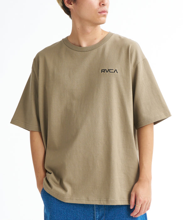 RVCA BIG tシャツ  週末限定お値下げ RVCA（ルーカ） RVCA Tシャツ メンズ 半袖 白 BIG RVCA TEE カジュアル