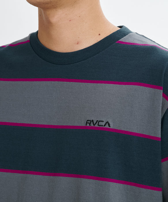 RVCA メンズ 16/2 STRIPE SS Tシャツ 【2026年春夏モデル】