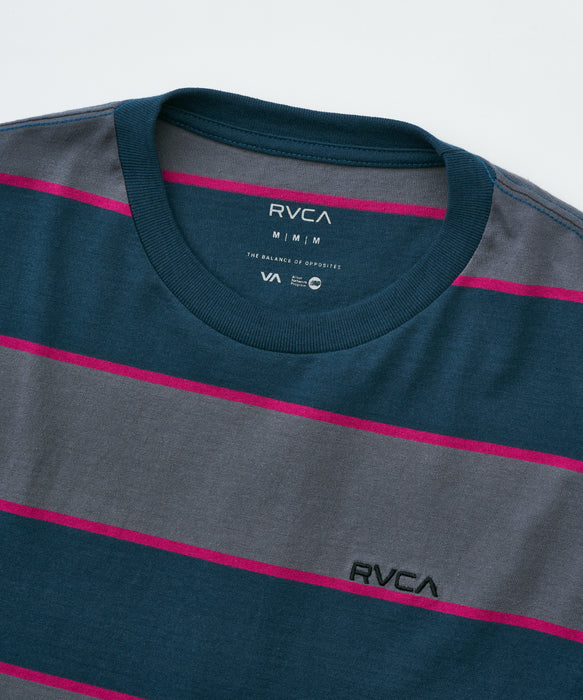 RVCA メンズ 16/2 STRIPE SS Tシャツ 【2026年春夏モデル】