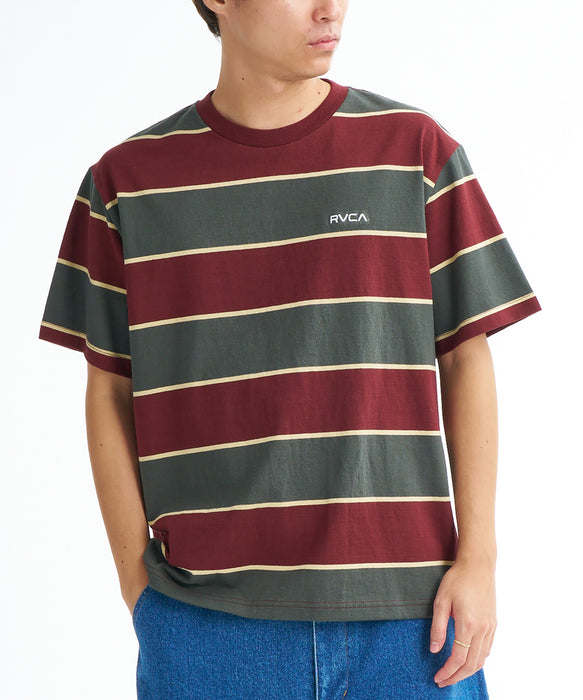 RVCA メンズ 16/2 STRIPE SS Tシャツ 【2026年春夏モデル】