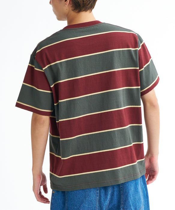 RVCA メンズ 16/2 STRIPE SS Tシャツ 【2026年春夏モデル】