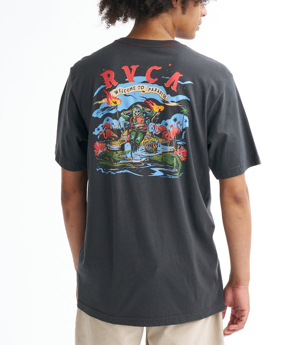 【直営店限定】RVCA メンズ WELCOME TO RVCA SS Tシャツ 【2026年春夏モデル】