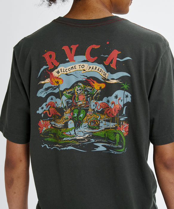【直営店限定】RVCA メンズ WELCOME TO RVCA SS Tシャツ 【2026年春夏モデル】