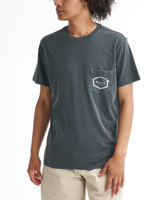 RVCA メンズ ISLAND HEX POCKET SS Tシャツ 【2026年春夏モデル】