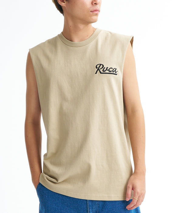 RVCA メンズ SCRIPT SEALED TT タンクトップ 【2026年春夏モデル】