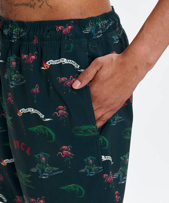 RVCA メンズ VA ELASTIC SHORT 17 ボードショーツ 【2026年春夏モデル】