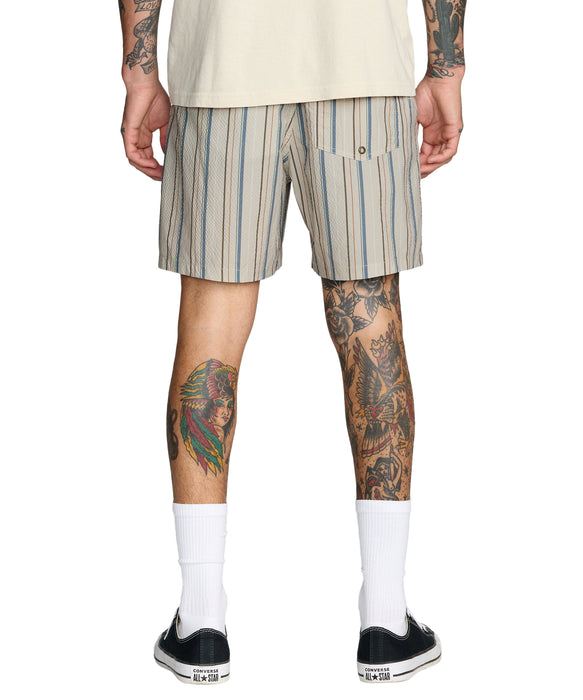 RVCA メンズ EXOTICA SEERSUCKER ELASTIC 17 ボードショーツ 【2026年春夏モデル】