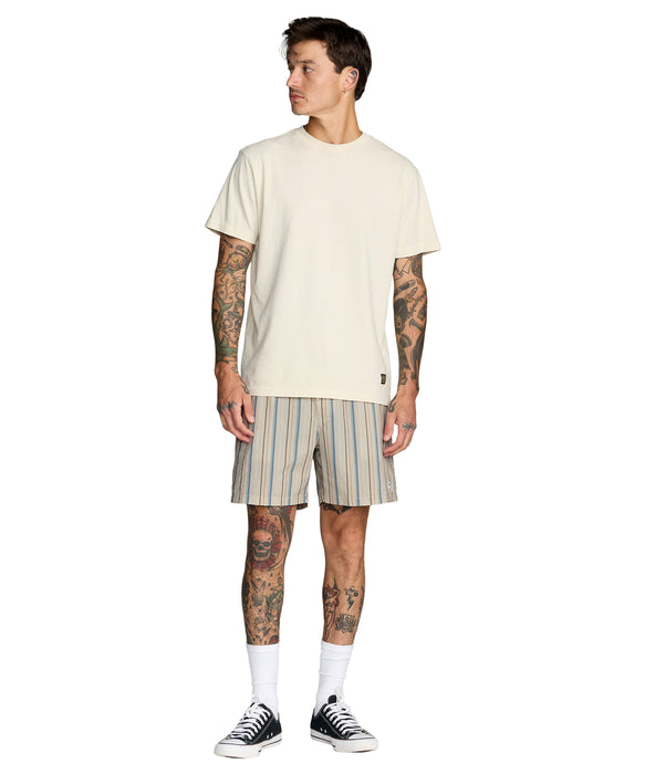 RVCA メンズ EXOTICA SEERSUCKER ELASTIC 17 ボードショーツ 【2026年春夏モデル】