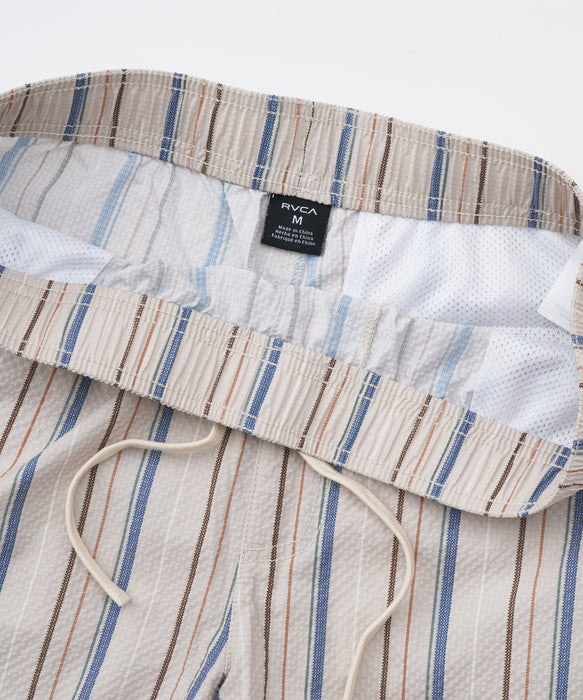 RVCA メンズ EXOTICA SEERSUCKER ELASTIC 17 ボードショーツ 【2026年