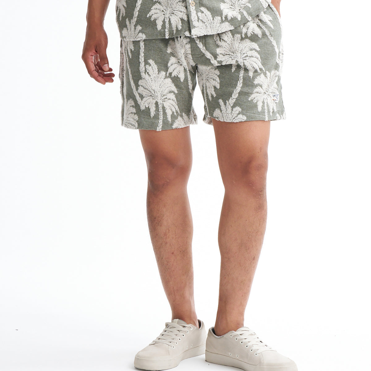 OUTLET】RVCA メンズ PALMS DOWN EXOTICA ELASTIC 17 ショートパンツ