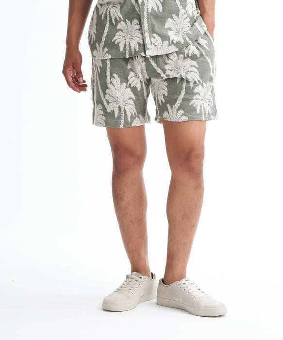 RVCA メンズ PALMS DOWN EXOTICA ELASTIC 17 ショートパンツ 【2026年