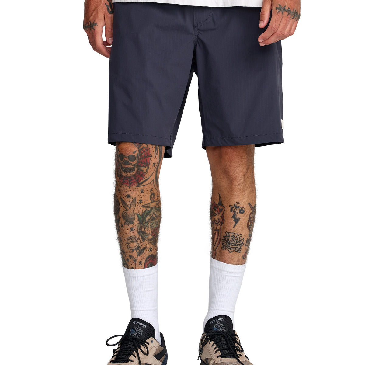OUTLET】【直営店限定】RVCA メンズ VACANCY GHOST STRIPE 19 ショート