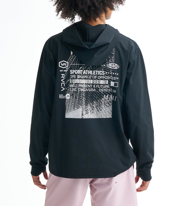 RVCA メンズ CLOSED BUSINESS SFHD 長袖サーフTシャツ 【2026年春夏モデル】