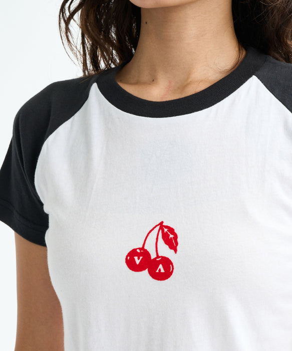 RVCA ウィメンズ ROAM RAGLAN CROPPED SS BABY TEE Tシャツ 【2026年春夏モデル】