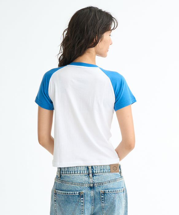 RVCA ウィメンズ ROAM RAGLAN CROPPED SS BABY TEE Tシャツ 【2026年春夏モデル】