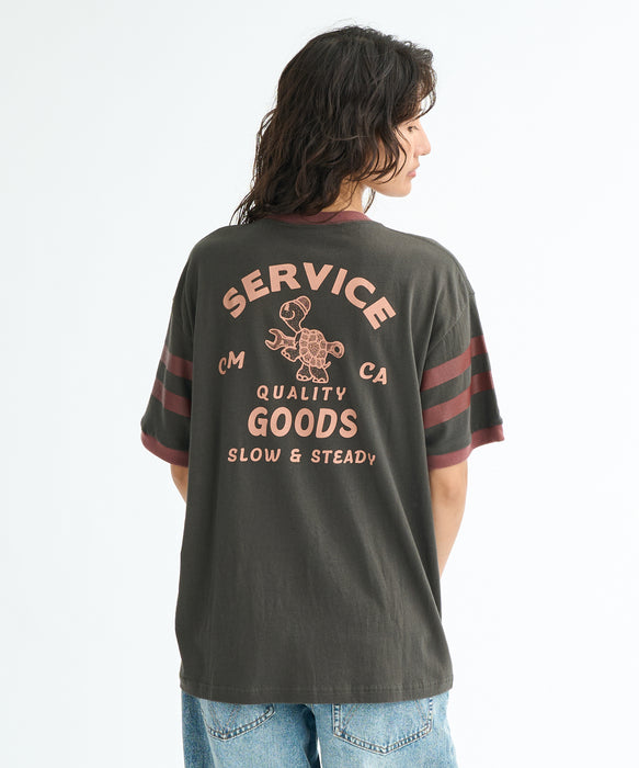 RVCA ウィメンズ ICON RINGER LOOSE FIT SS TEE Tシャツ 【2026年春夏モデル】