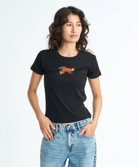 RVCA ウィメンズ PEACH BABY RIB TEE Tシャツ 【2026年春夏モデル】
