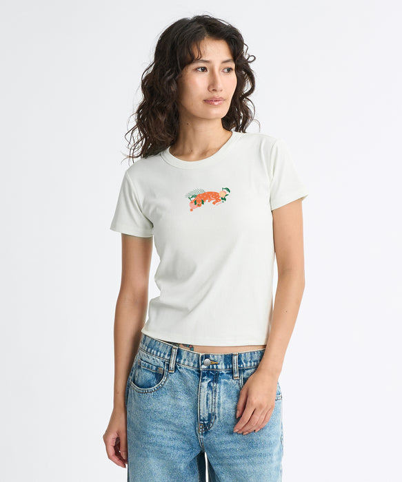 RVCA ウィメンズ PEACH BABY RIB TEE Tシャツ 【2026年春夏モデル】
