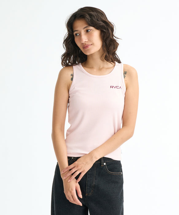 RVCA ウィメンズ RIBBED ICON TANK TOP タンクトップ 【2026年春夏モデル】