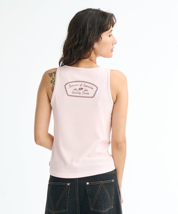 RVCA ウィメンズ RIBBED ICON TANK TOP タンクトップ 【2026年春夏モデル】