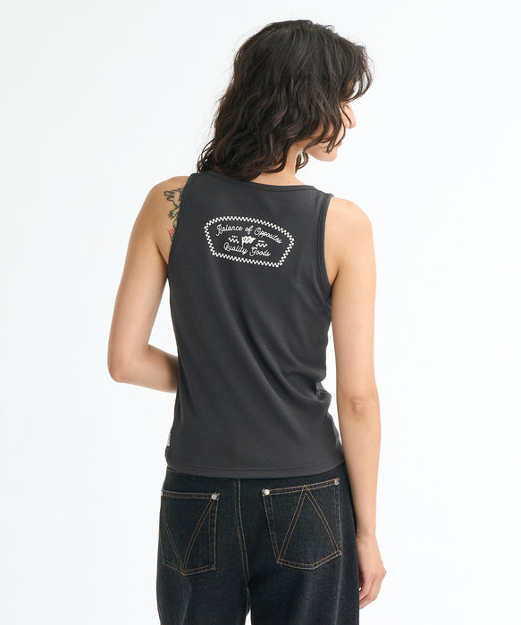 RVCA ウィメンズ RIBBED ICON TANK TOP タンクトップ 【2026年春夏モデル】
