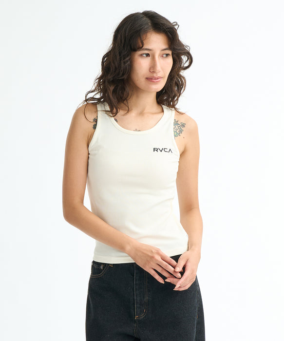 RVCA ウィメンズ RIBBED ICON TANK TOP タンクトップ 【2026年春夏モデル】