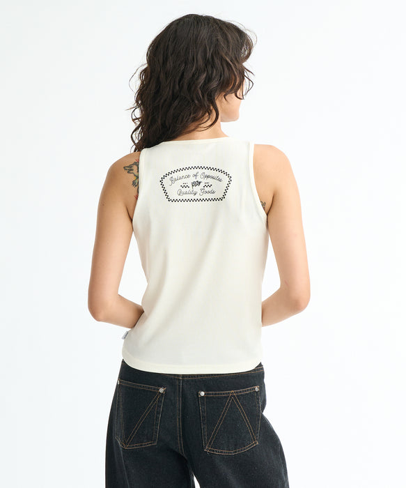 RVCA ウィメンズ RIBBED ICON TANK TOP タンクトップ 【2026年春夏モデル】