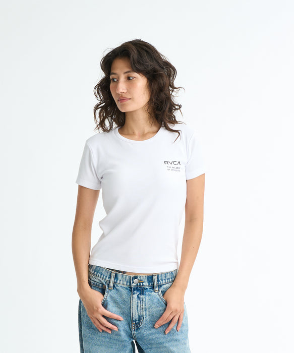 RVCA ウィメンズ RVCA UTILITY SS BABY TEE サーフTシャツ 【2026年春夏モデル】