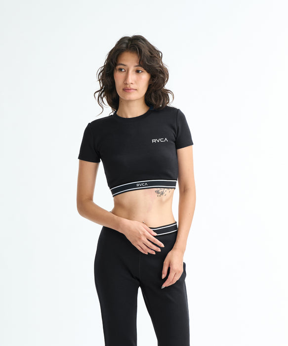 RVCA SPORT ウィメンズ UTILITY SPORT CROPPED SS ラッシュガード 【2026年春夏モデル】