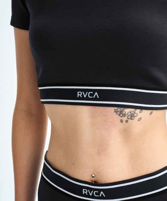 RVCA SPORT ウィメンズ UTILITY SPORT CROPPED SS ラッシュガード 【2026年春夏モデル】
