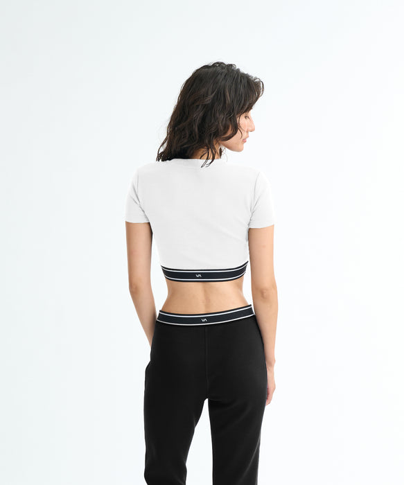 RVCA SPORT ウィメンズ UTILITY SPORT CROPPED SS ラッシュガード 【2026年春夏モデル】
