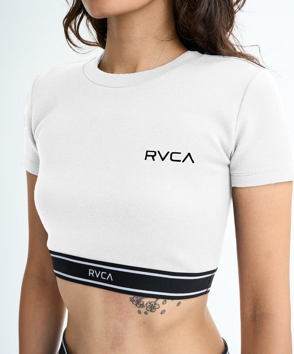 RVCA SPORT ウィメンズ UTILITY SPORT CROPPED SS ラッシュガード 【2026年春夏モデル】