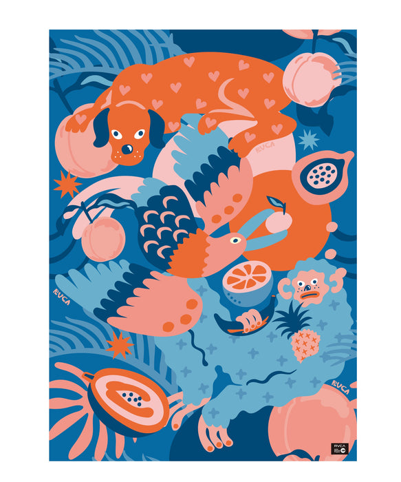 RVCA ウィメンズ PEACH BOYS PALADISE JOURNEY SWIM TOWEL タオル 【2026年春夏モデル】