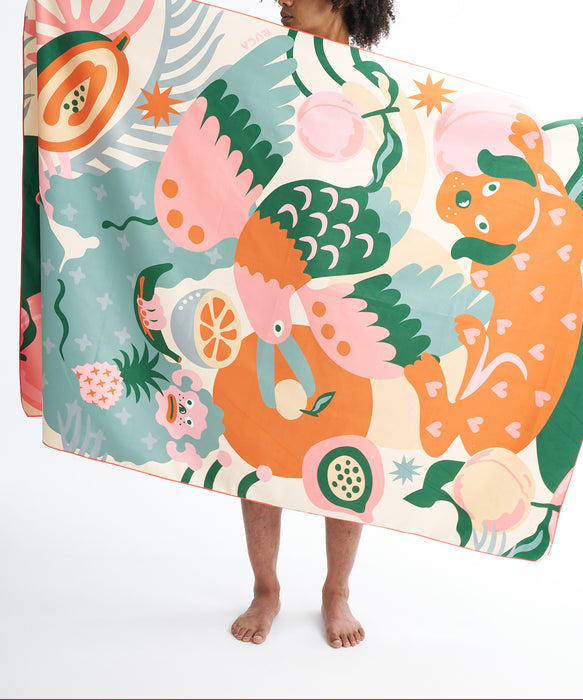 RVCA ウィメンズ PEACH BOYS PALADISE JOURNEY SWIM TOWEL タオル 【2026年春夏モデル】