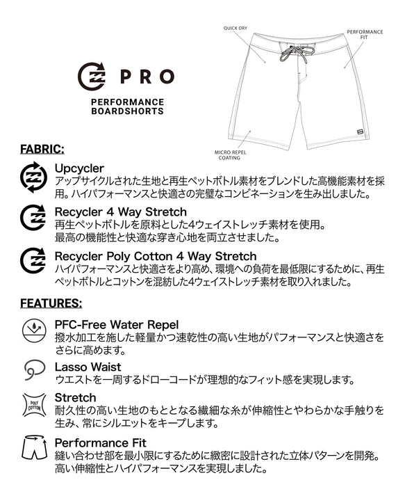 BILLABONG メンズ INVERTED PRO ボードショーツ 【2026年春夏モデル】