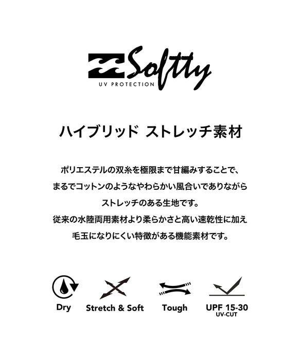 BILLABONG メンズ 【WIDE FIT】 
SOFFTY TEE サーフTシャツ 【2026年夏モデル】